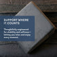 Position Wedge – Support Cushion for Elevated Intimacy. A gray wedge-shaped position wedge cushion with a soft, machine-washable cover. Best Couples sex pillow for positioning www.VALGINA.com 