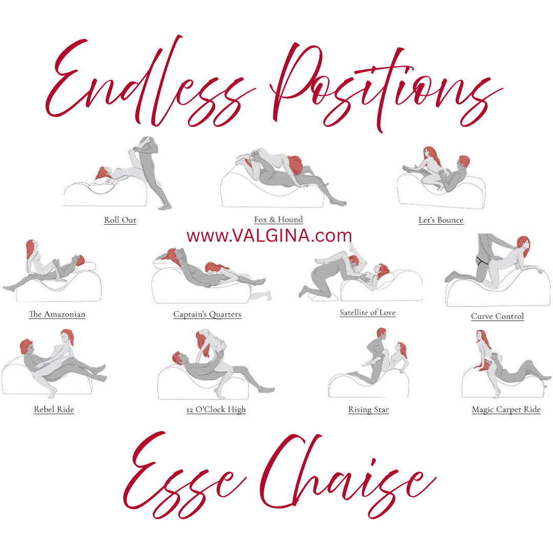 Esse Chaise - Ergonomic Intimacy Lounger | Standard & Valkyrie | ValGina - VALGINA.com
