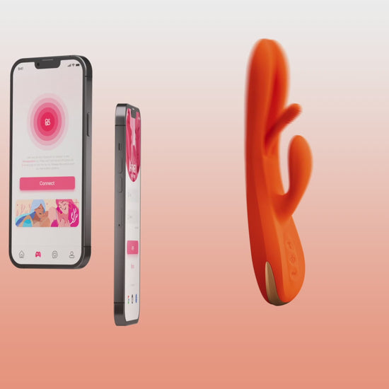 Trillux Terri Rabbit Vibrator by Honey Play Box trillux www.VALGINA.com finger tapping vibe 