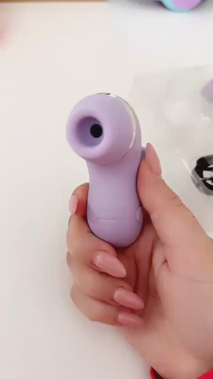 Pod of Pleasure pod with four interchangeable heads to make 4 toys in one - tiny discreet and the most popular viral toy right now  - Lavender Purple - NEW! - VALGINA.com