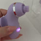 Pod of Pleasure pod with four interchangeable heads to make 4 toys in one - tiny discreet and the most popular viral toy right now  - Lavender Purple - NEW! - VALGINA.com