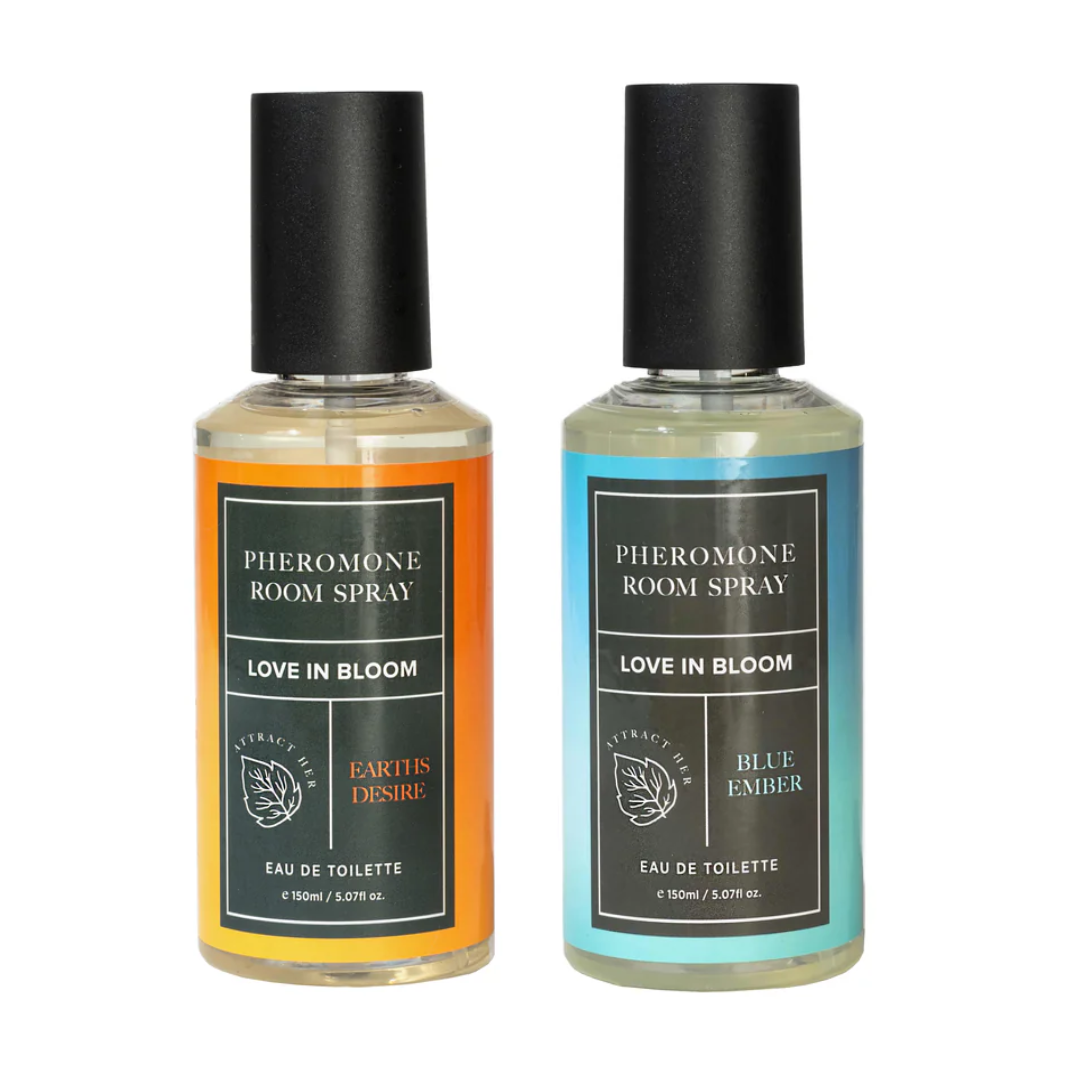 Bloom - Earths Desire & Blue Ember - Male Pheromone Colognes, Candles, Room Spray - Eye of Love
