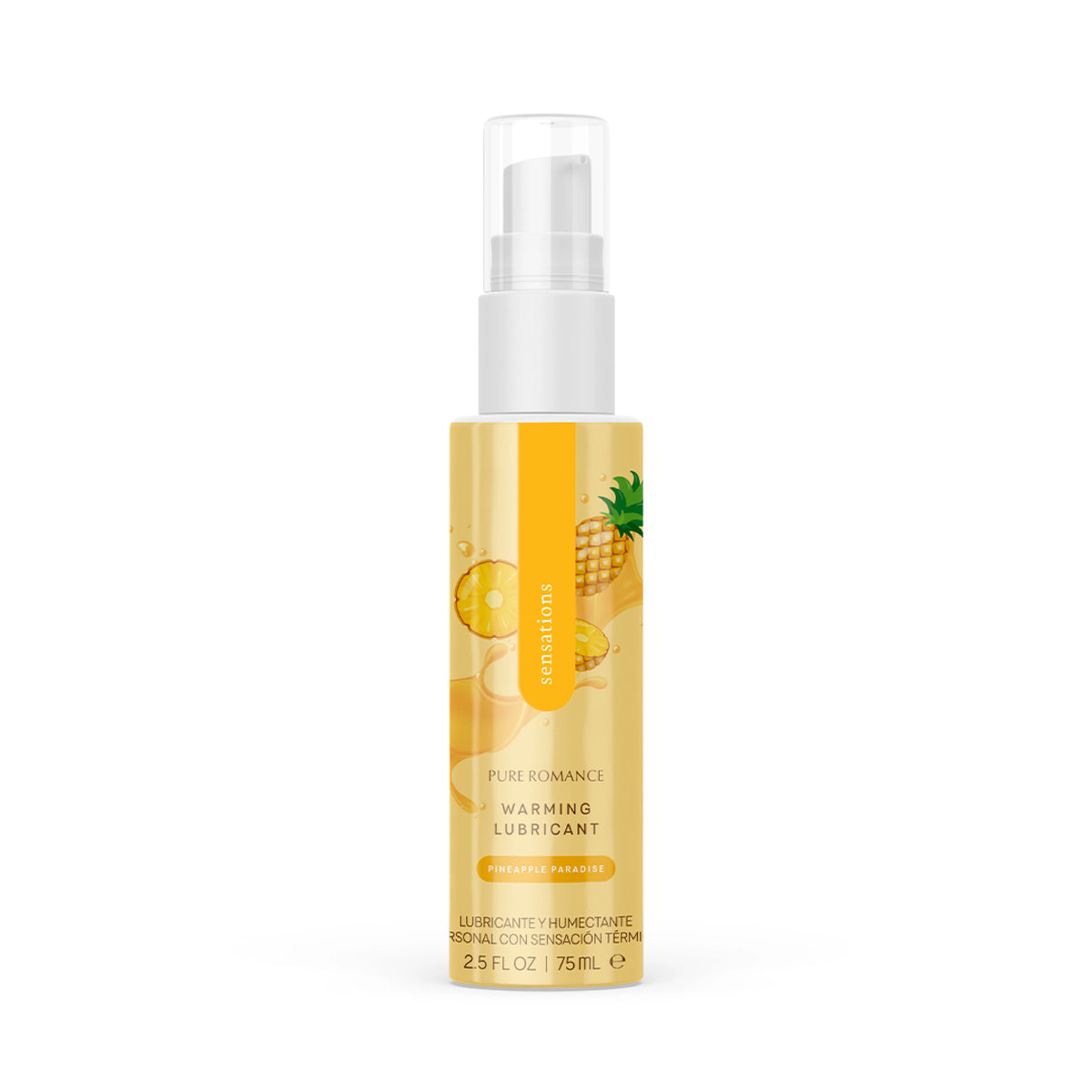 sensations flavored warming lubricant for oral favors pineapple paradise pure romance www.VALGINA.com 