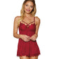 Mi Amor Push-Up Babydoll Lingerie - Red - VALGINA.com