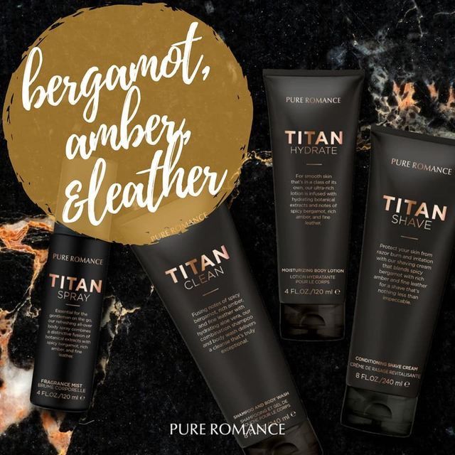 Titan Clean pheromone body wash with aloe and menthol
