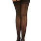 Thigh Highs & Fishnets - 5 Styles - Black or White - VALGINA.com