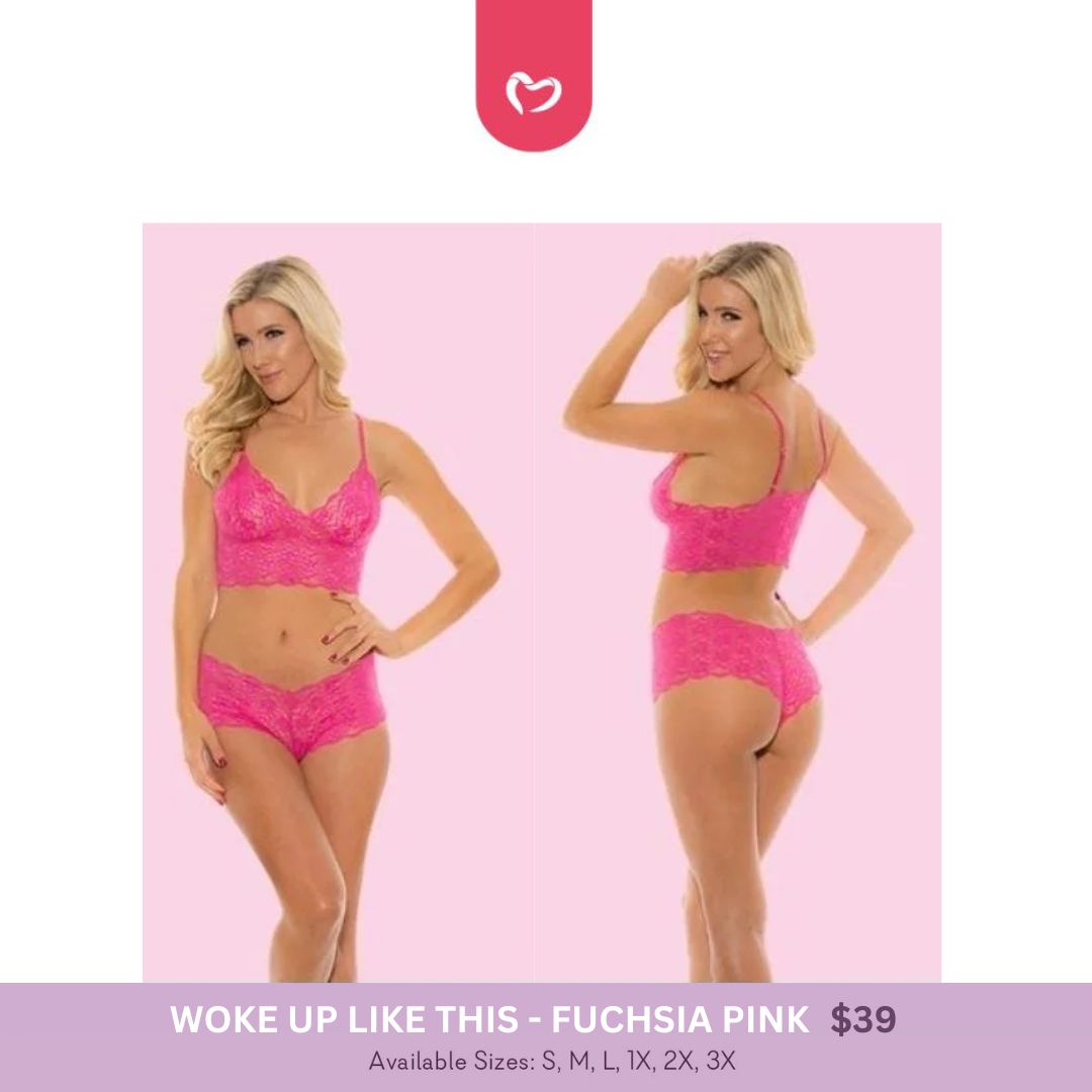 Woke Up Like This - Fuchsia Pink - 1 LEFT!