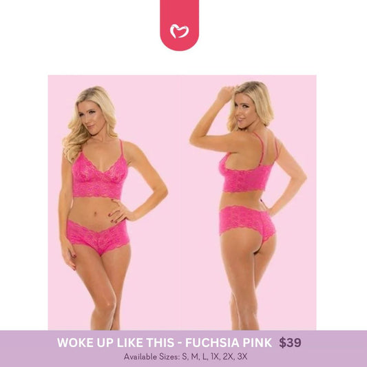 Woke Up Like This - Fuchsia Pink - 1 LEFT!