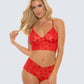 Woke Up Like This - Bralette and Boy Shorts Lingerie Set - Red 2x - 1 LEFT! - VALGINA.com