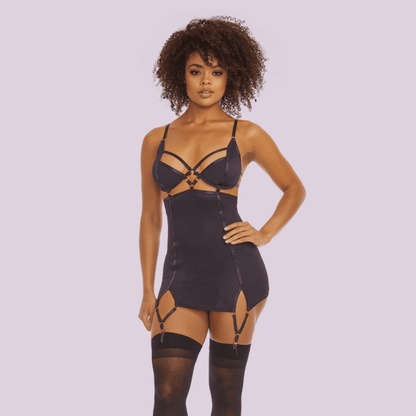 Power Play - Garter Slip Lingerie - VALGINA.com