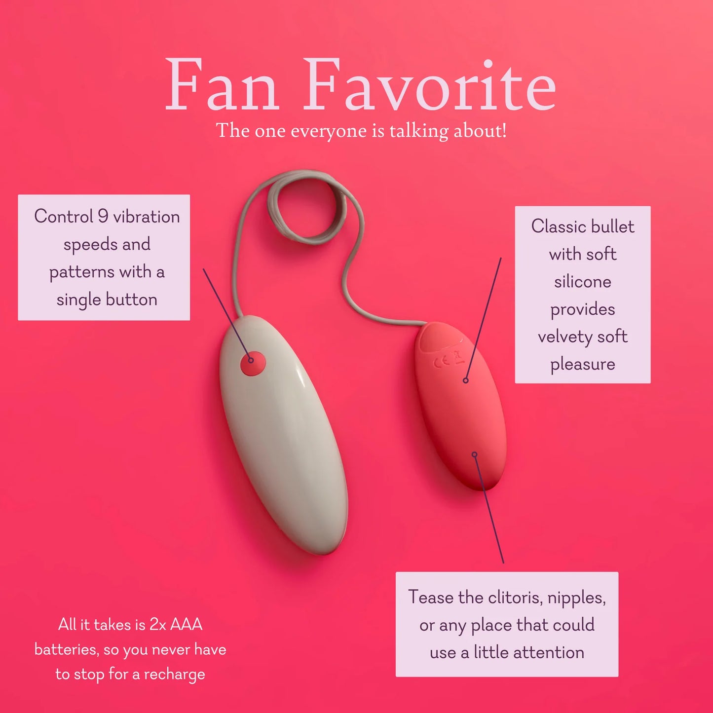 Fan Favorite - 11 LEFT! - IN STOCK - Pure Romance