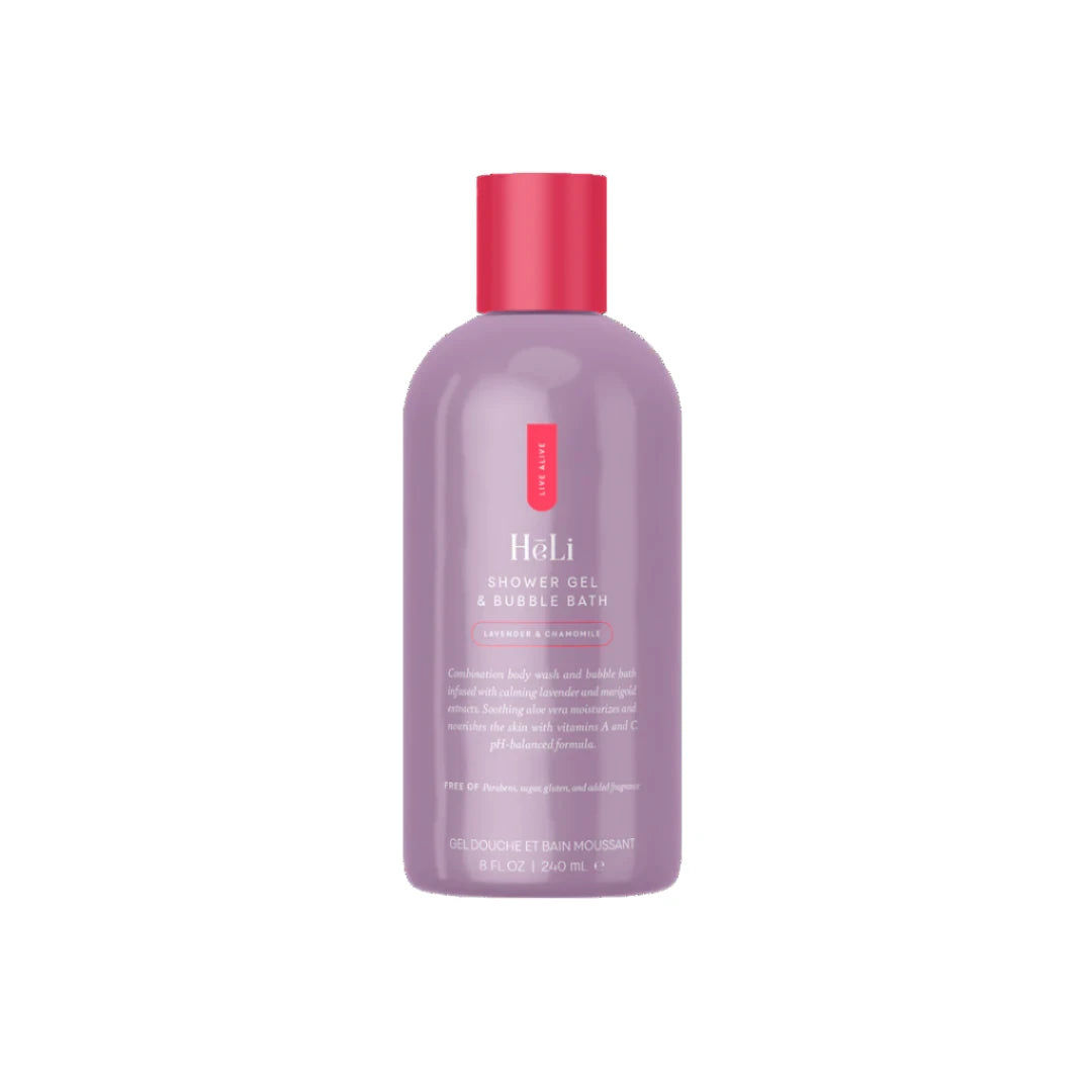 HēLi - Shower Gel & Bubble Bath & Vaginal Wash - Lavender & Chamomile - IN STOCK - 2 LEFT! - Pure Romance