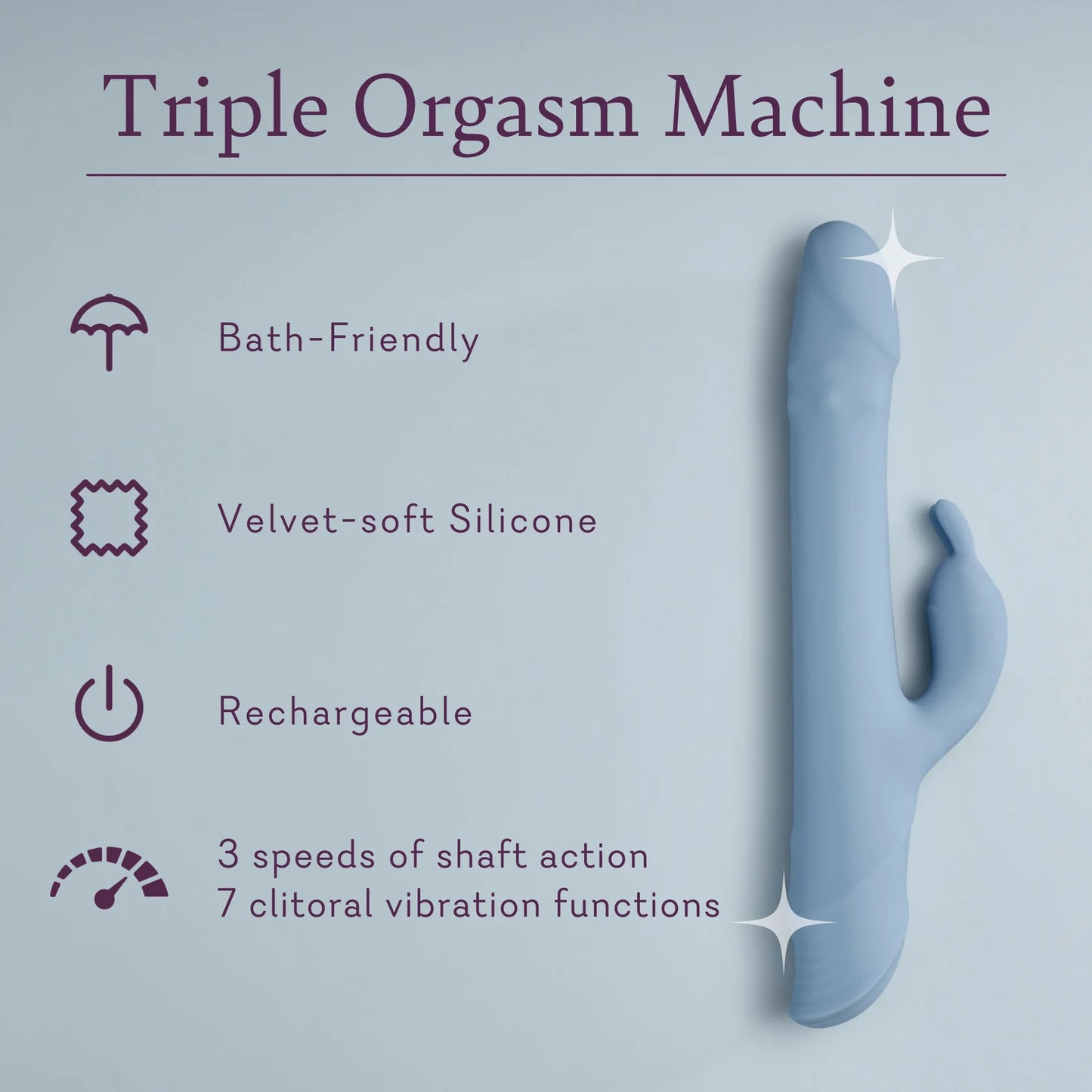Triple Orgasm Machine “Tom” Thrusting Vibe - 1 LEFT!